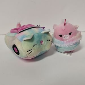 COPY - NWT Squishmallows Elizabeth 2" Squishville with Vehicle and Accessory